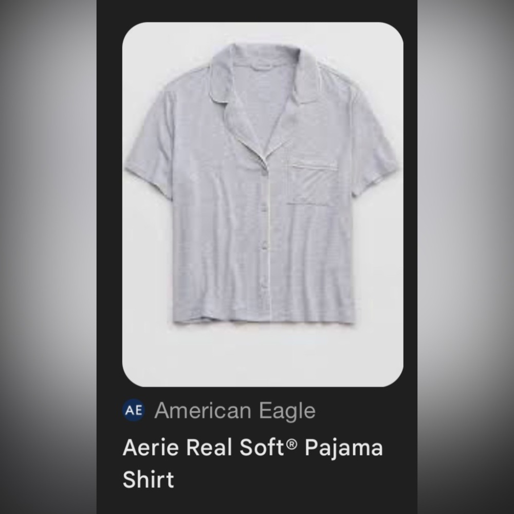 Aerie PJ Shirt 😴